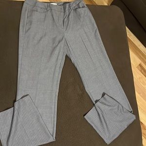 NY & Company pinstripe trouser size 6 tall.
